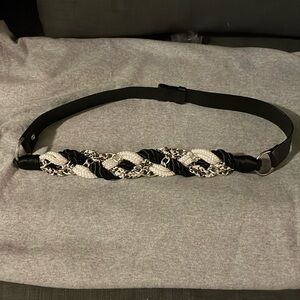 Chicos Braided and  chain belt